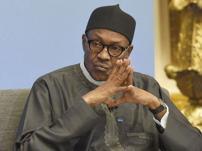 buhari reacts to protest