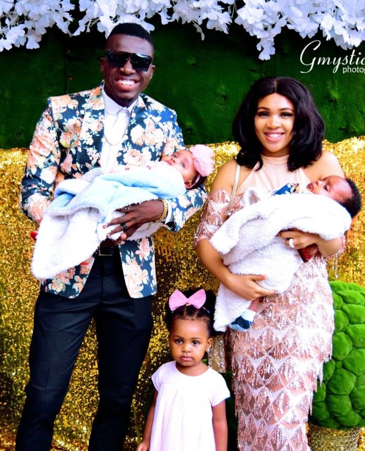 Nigerian celebrities with twins