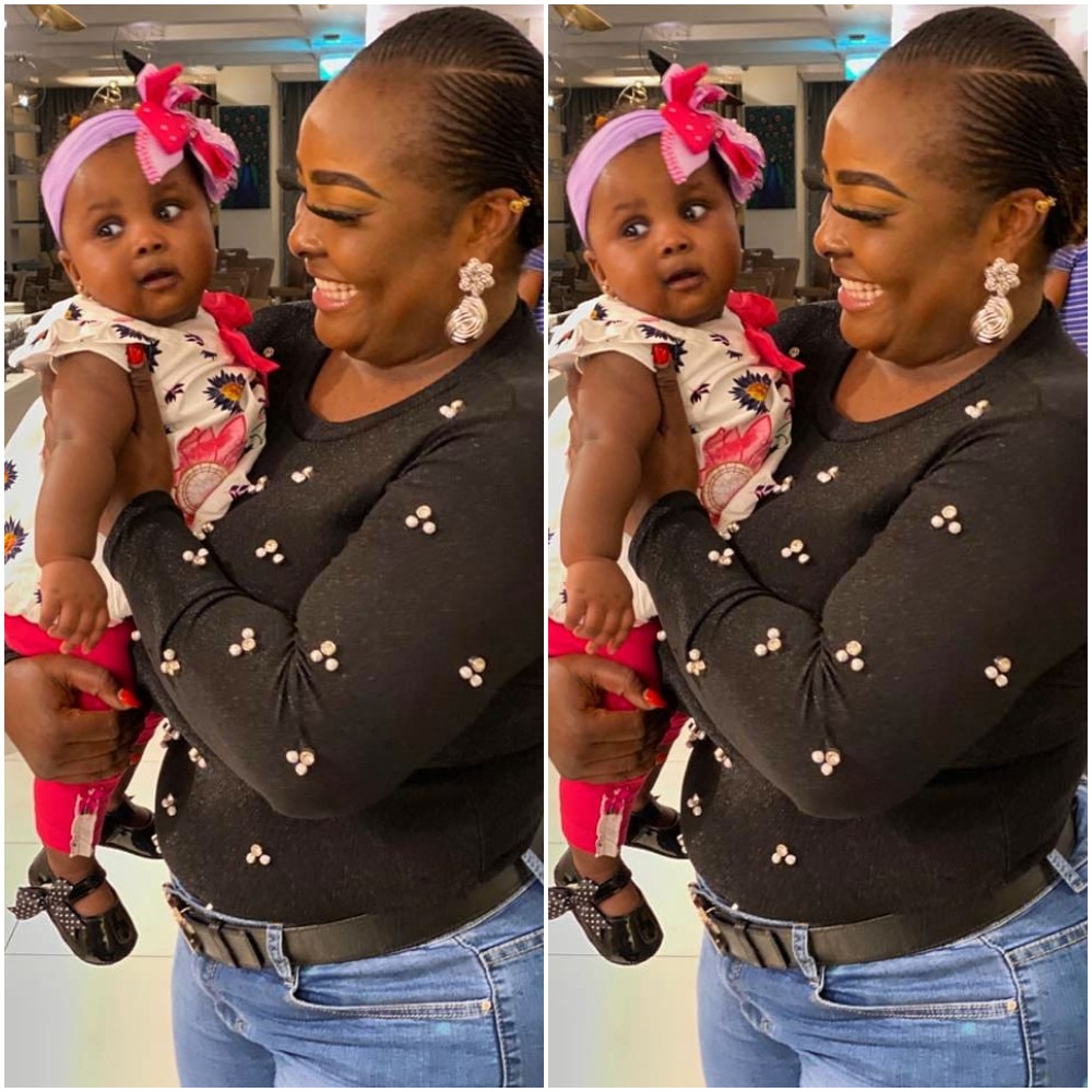 roke odusanya and her baby