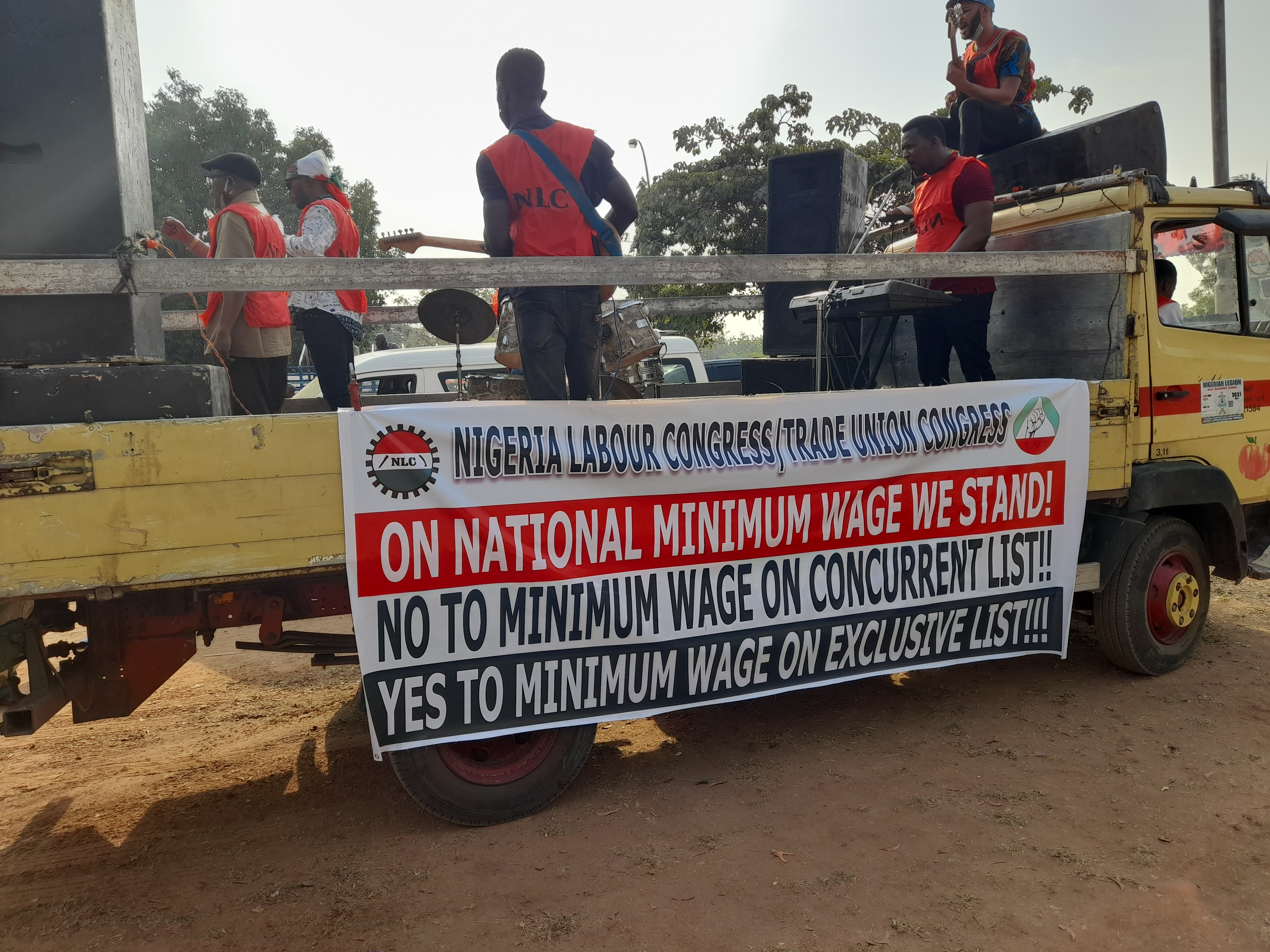 NLC Minimum wage protest