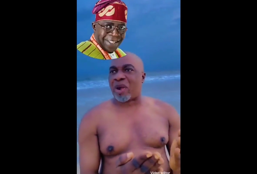 Video Of Olaiya Igwe Stripping Himself Naked To Pray For Tinubu Goes Viral On The Internet