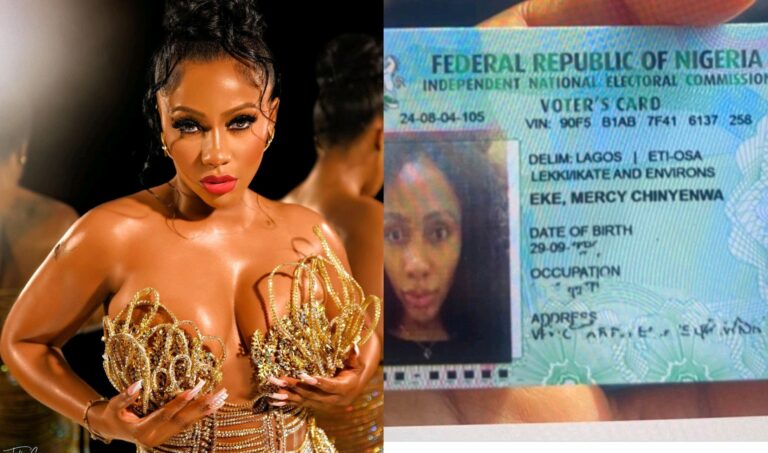 Busted! Voters Card Reveals Mercy Eke Is 32, Not 29 As She Claims