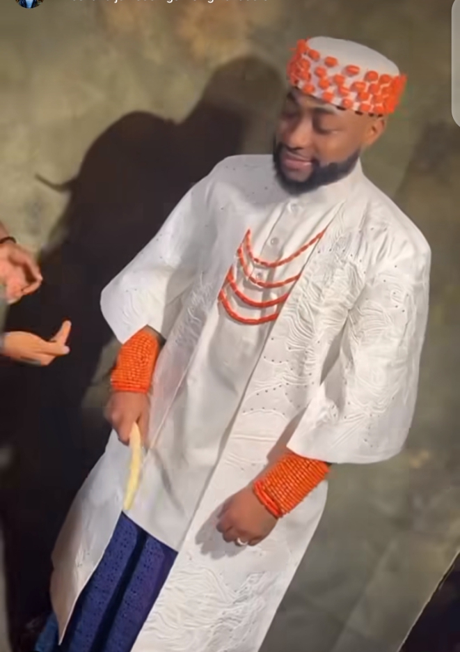 Davido's second outfit 