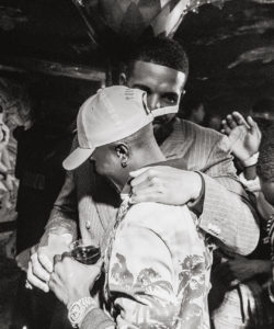 That Moment Drake Hugged And Kissed Wizkid On Stage (Video)