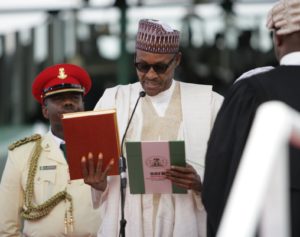 (Photos) Buhari Sworn In For Second Term