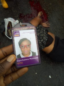 So Sad! Car Crushes Banker To Death Beside BRT Bustop Maryland (Graphic Photos)