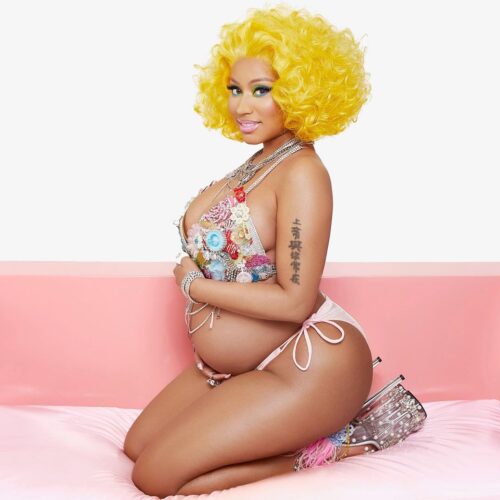 Overflowing With Excitement! Pregnant Nicki Minaj Shares Baby Bump Photos