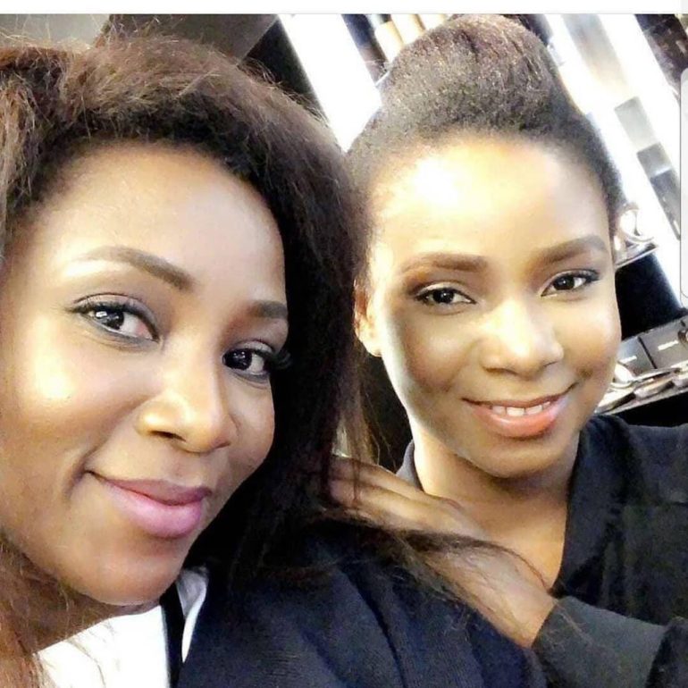 Genevieve Nnaji and Daughter all naija trends