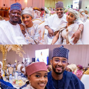 Beautiful Photos Of President Buhari’s Daughters And Their Partners