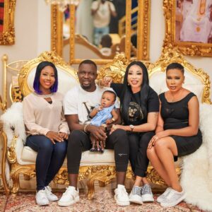 Beautiful Family! Lizzy Anjorin Shares Family Portrait As Daughter Clocks 6 Months