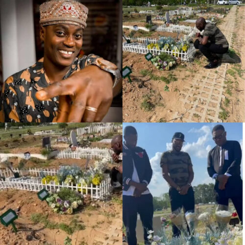 2face, Others Visit Sound Sultan’s Grave In US (Video)