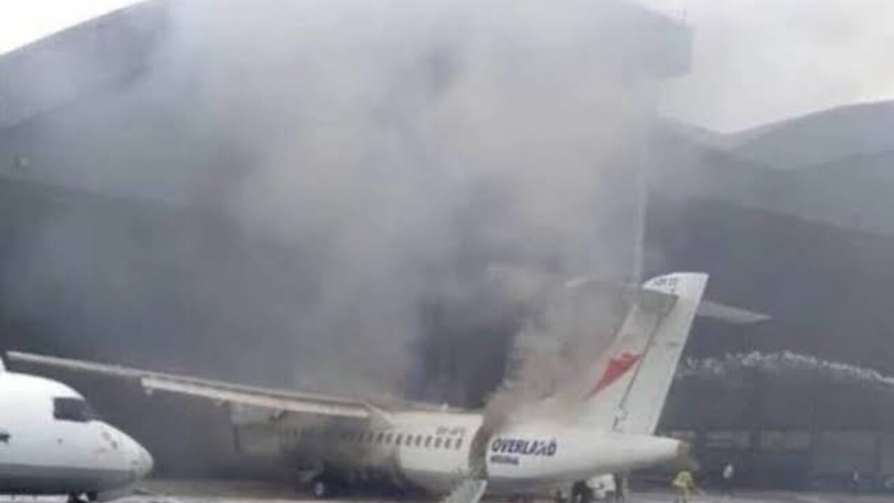 How A Lagos-bound Plane With 33 Passengers Avoided Disaster After Its Engine Caught Fire Mid-flight